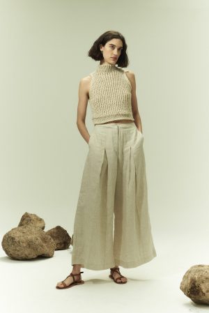 PANTALON CASTAÑO PIEDRA