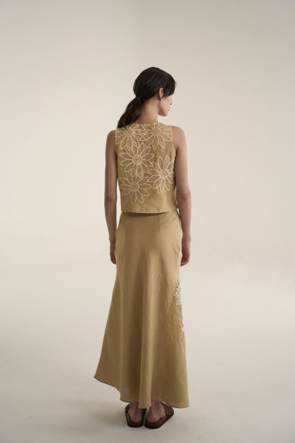 POLLERA Y TOP MARGARITAS - Imagen 2